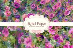 Flower Pattern Background Wallpaper Digital Paper_139 Product Image 1