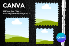 Postage Stamp Canva Frame Template Postmark, Postal Frame_14 Product Image 1