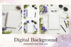 Wooden Floral Background Wood Flower Vintage Wallpaper_14 Product Image 1