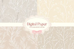 Flower Pattern Background Wallpaper Digital Paper Wrap_14 Product Image 1