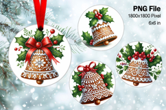 Christmas Ornament Gingerbread House Tree Decorate Design146 Product Image 1
