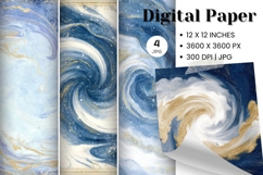 Ocean Waves Background Sea Water Deep Blue Ocean Surfing_15 Product Image 1