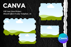 Postage Stamp Canva Frame Template Postmark, Postal Frame_15 Product Image 1
