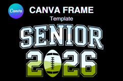 Senior 2026 Canva Frame Varsity Sport Graduation Add Photo16 Product Image 1