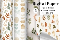 Leaf Fall Autumn Background Wallpaper Pattern_16 Product Image 1