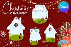 Christmas Ornament Canva Frame Christmas Tree Decorate Photo Product Image 1