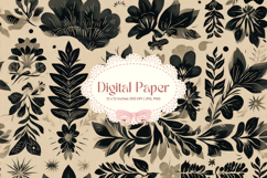 Flower Pattern Background Wallpaper Digital Paper_164 Product Image 1