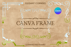 Elegant Corners Canva Frame Decorative Photo Frame Border_17 Product Image 1