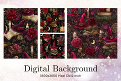 Halloween Pattern Background Scare Horror Ghost Wallpaper_17 Product Image 1