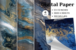 Ocean Waves Background Sea Water Deep Blue Ocean Surfing_17 Product Image 1
