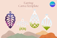 Elegant Earring CANVA FRAME Jewelry Designs Add Photo_18 Product Image 1
