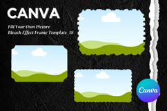 Postage Stamp Canva Frame Template Postmark, Postal Frame_18 Product Image 1