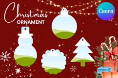 Christmas Ornament Canva Frame Christmas Tree Decorate Photo Product Image 1