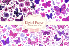 Heart Pattern Valentines Background Wallpaper Digital Paper Product Image 1