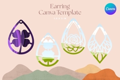 Elegant Earring CANVA FRAME Jewelry Designs Add Photo_19 Product Image 1