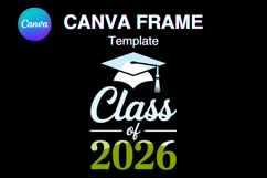 Senior 2026 Canva Frame Varsity Sport Graduation Add Photo19 Product Image 1