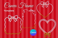 Decorative Canva Frame Photo Frame Ornaments Rectangle Frame Product Image 1