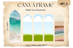Bookmark Canva Frame Template Fill Your Own Editable Photo_2 Product Image 1
