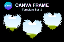 Heart Canva Frame Spread Heart Valentine Photo Frame Love_2 Product Image 1