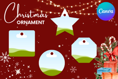 Christmas Ornament Canva Frame Christmas Tree Decorate Photo Product Image 1