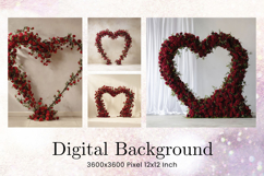 Flower Backdrops Overlays Wedding Studio Room Background_2 Product Image 1
