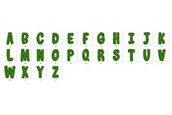 St Patrick&#039;s day Doodle Alphabet Shamrock Letters Hand Drawn Product Image 6