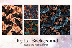 Halloween Pattern Background Scare Horror Ghost Wallpaper_20 Product Image 1