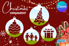 Christmas Ornament Canva Frame Christmas Tree Decorate Photo Product Image 1