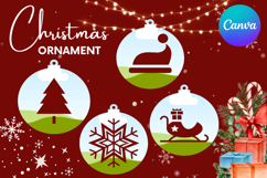 Christmas Ornament Canva Frame Christmas Tree Decorate Photo Product Image 1