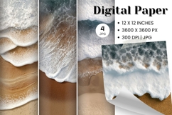 Ocean Waves Background Sea Water Deep Blue Ocean Surfing_21 Product Image 1