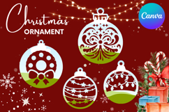 Christmas Ornament Canva Frame Christmas Tree Decorate Photo Product Image 1