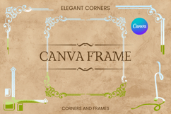 Elegant Corners Canva Frame Decorative Photo Frame Border_23 Product Image 1