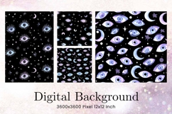Halloween Pattern Background Scare Horror Ghost Wallpaper_24 Product Image 1