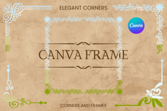 Elegant Corners Canva Frame Decorative Photo Frame Border_25 Product Image 1