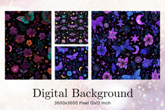 Halloween Pattern Background Scare Horror Ghost Wallpaper_25 Product Image 1