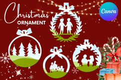 Christmas Ornament Canva Frame Christmas Tree Decorate Photo Product Image 1
