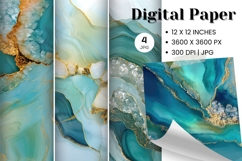 Ocean Waves Background Sea Water Deep Blue Ocean Surfing_26 Product Image 1
