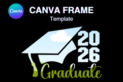 Senior 2026 Canva Frame Varsity Sport Graduation Add Photo26 Product Image 1