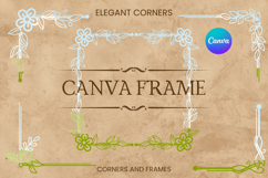 Elegant Corners Canva Frame Decorative Photo Frame Border_27 Product Image 1
