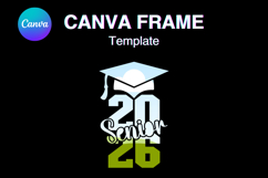 Senior 2026 Canva Frame Varsity Sport Graduation Add Photo27 Product Image 1