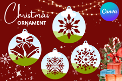 Christmas Ornament Canva Frame Christmas Tree Decorate Photo Product Image 1