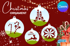 Christmas Ornament Canva Frame Christmas Tree Decorate Photo Product Image 1