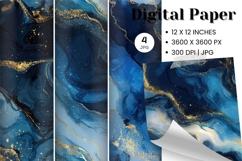 Ocean Waves Background Sea Water Deep Blue Ocean Surfing_28 Product Image 1