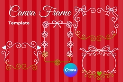 Decorative Canva Frame Photo Frame Ornaments Rectangle Frame Product Image 1