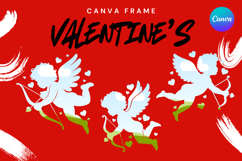 Cupid Canva Frame Valentine's Day Lover Add Photo Frame_3 Product Image 1