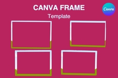 Grunge Canva Frame Distressed Square Rectangle Photo Frame_3 Product Image 1