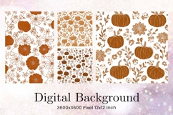 Halloween Pattern Background Scare Horror Ghost Wallpaper_3 Product Image 1