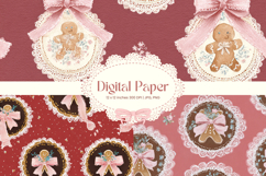 Flower Pattern Background Wallpaper Digital Paper Wrap_3 Product Image 1