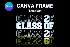 Senior 2026 Canva Frame Varsity Sport Graduation Add Photo30 Product Image 1