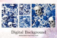 Halloween Pattern Background Scare Horror Ghost Wallpaper_30 Product Image 1